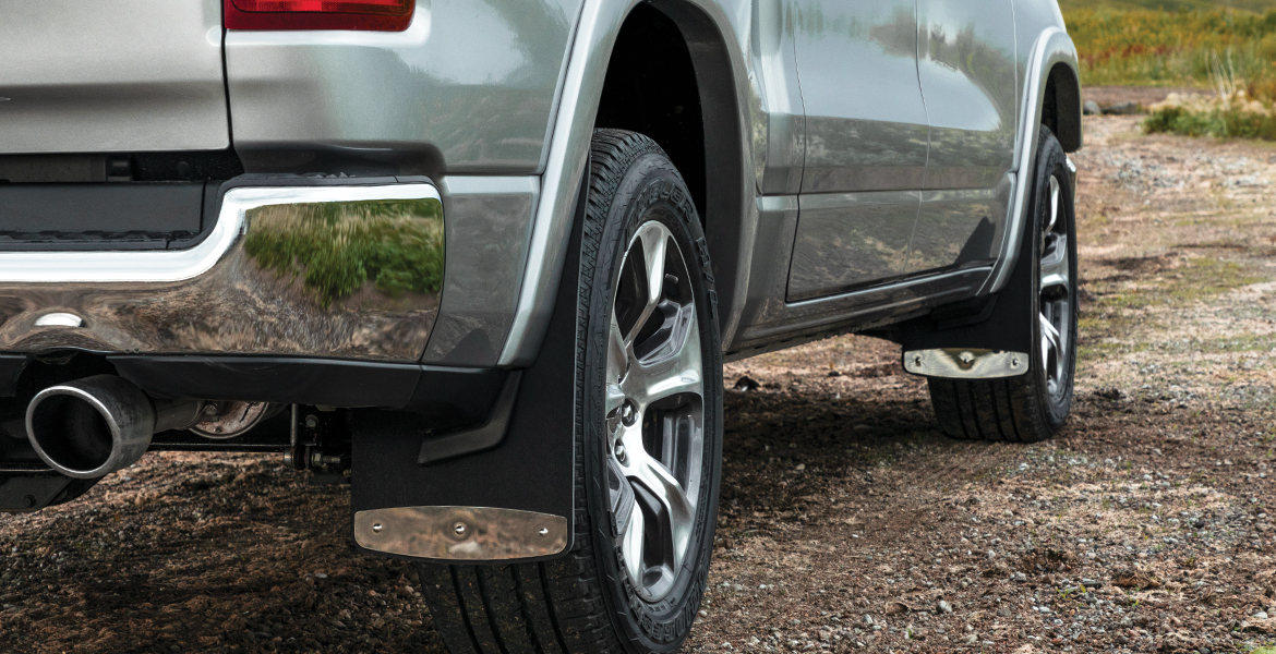 Mud Flaps Lineup  Best Fit Towing Protection, Hitch Mounted, Full Width,  Behind Wheel