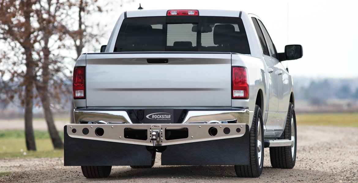 Rockstar Hitch Mounted Mud Flaps, Universal Towing Mud Flaps